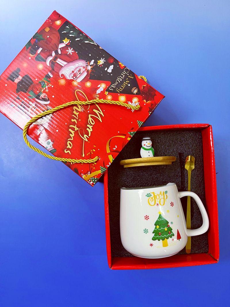 Product Introduction of Cốc Gốm, Thiết Kế Ông Già Noel Giáng Sinh, Hộp Quà Người Tuyết, Cốc Cây Thông Noel, Thích Hợp Làm Quà Tặng Cho Bạn Bè Và Bạn Gái 20