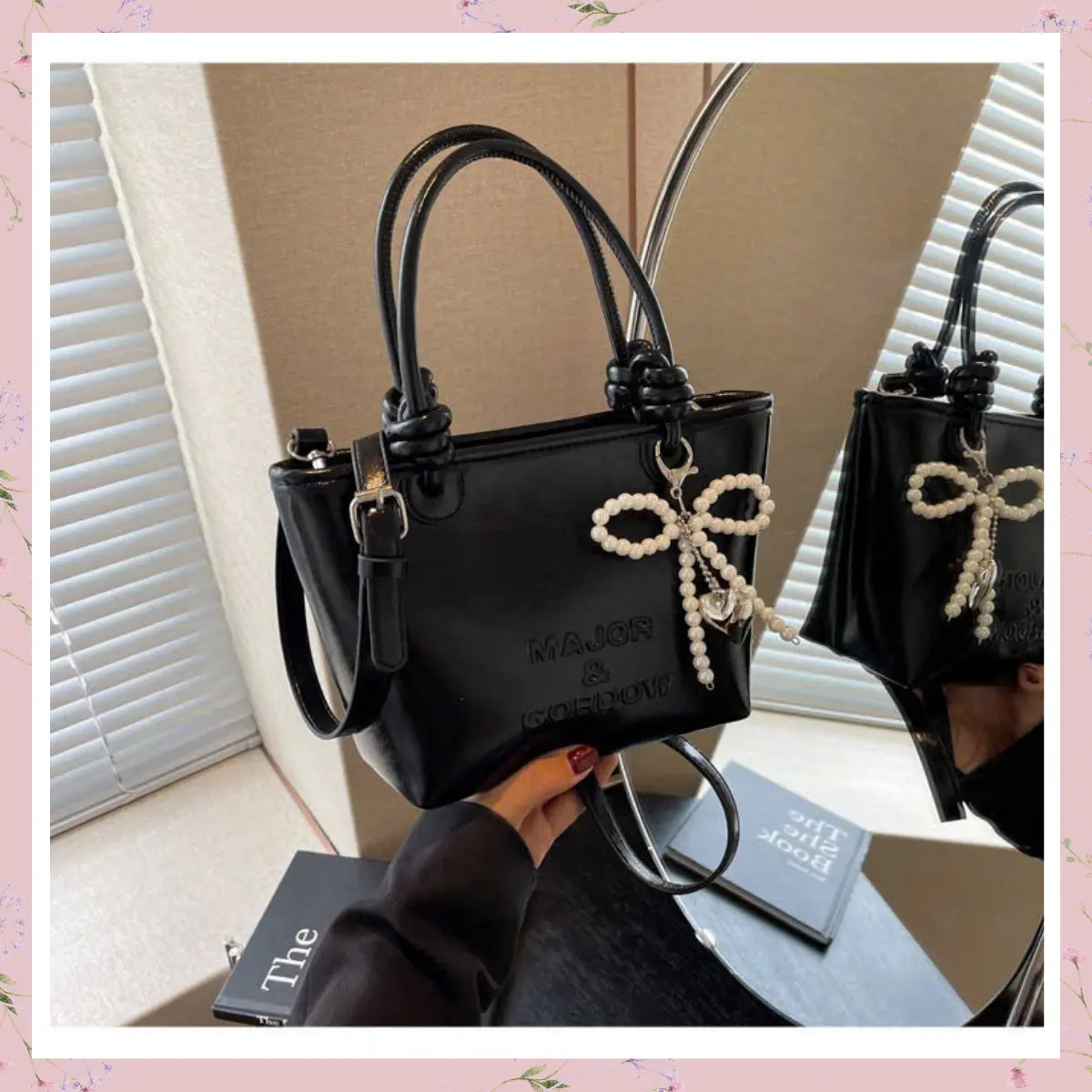 Túi xách nữ đeo chéo da trơn thiết kế quai cuốn thời trang K223 Bag Đeo Vai
