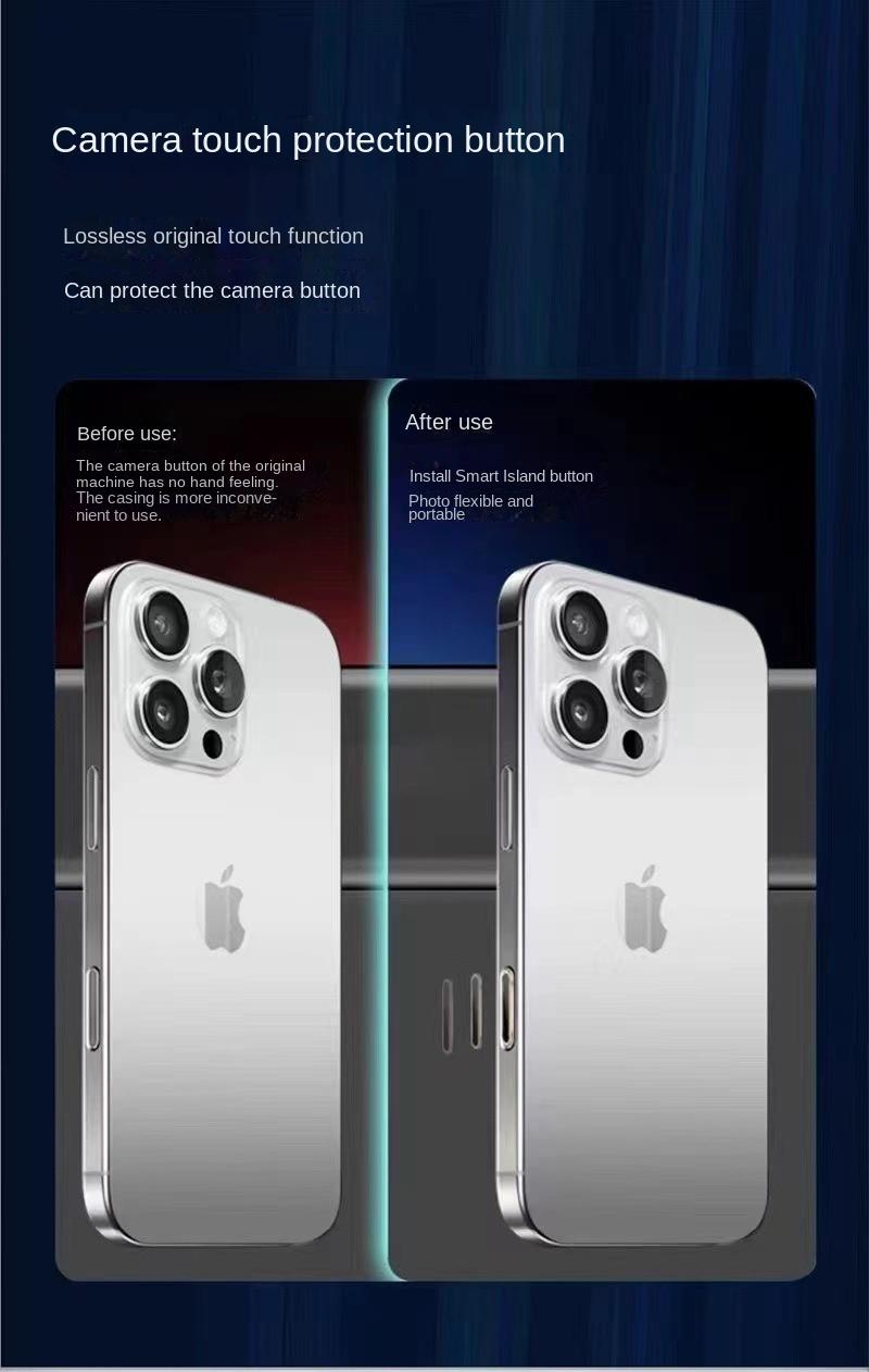 Product Introduction of Phim Bảo Vệ Nút Cảm Ứng Camera Tương Thích Với Apple 16 Pro Max, Miếng Dán Nút 16 Pro, Phim Nút Bên iPhone 16 4