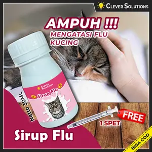 Clever Solutions - Sirup Flu (Racikan Sirup Obat Flu Kucing Ampuh)