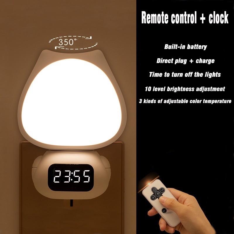 lampu tidur LED Remote Control Night Light Eye Protection Confinement ...