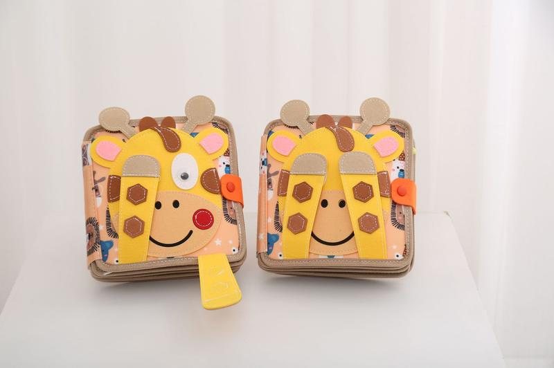 Product Introduction of Children's Tear-Proof Deer Book, Good Night Felt Quiet Book Toy, Early Education Pop-up Book, Enlightenment Baby Cloth Book jumping  cactus 8