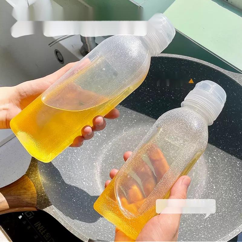 Chai bóp bảo quản gia vị, trong suốt, rõ ràng, chai đựng Phun 300 / 500 ML, đầu lật, thích hợp cho nước sốt cà chua, BBQ, nước sốt, si-rô, gia vị, nước sốt, quầy hàng đồ ăn nhẹ, PP5, gia vị 4