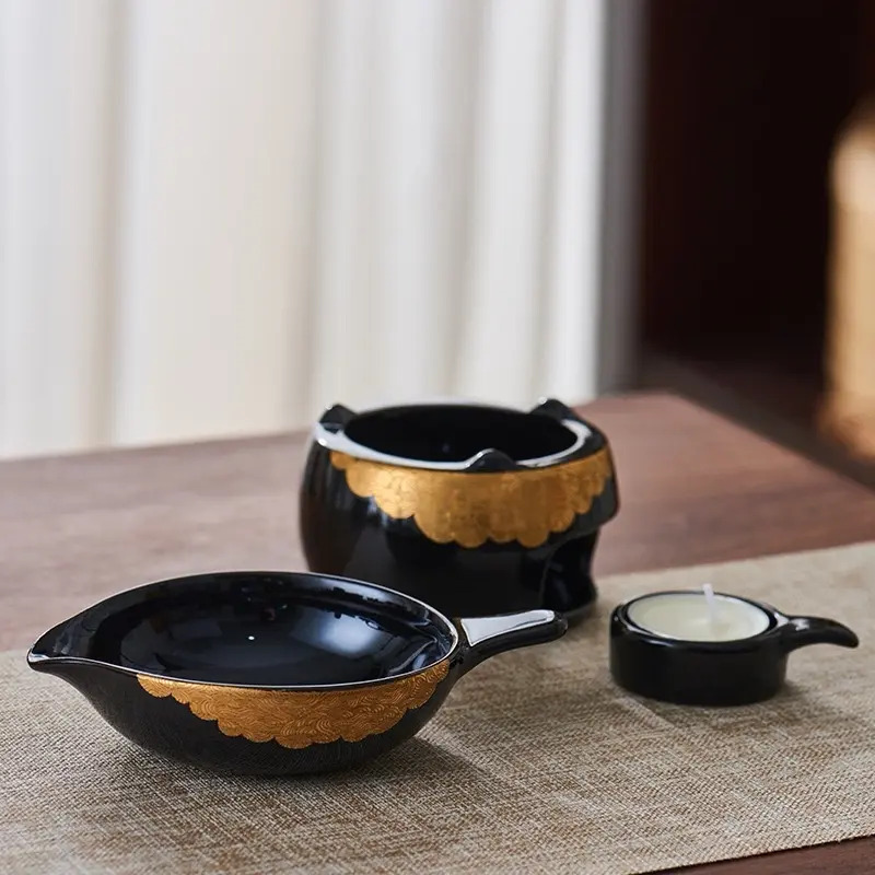 Bếp rang trà bằng gốm mini, nhỏ gọn, tiện lợi 3