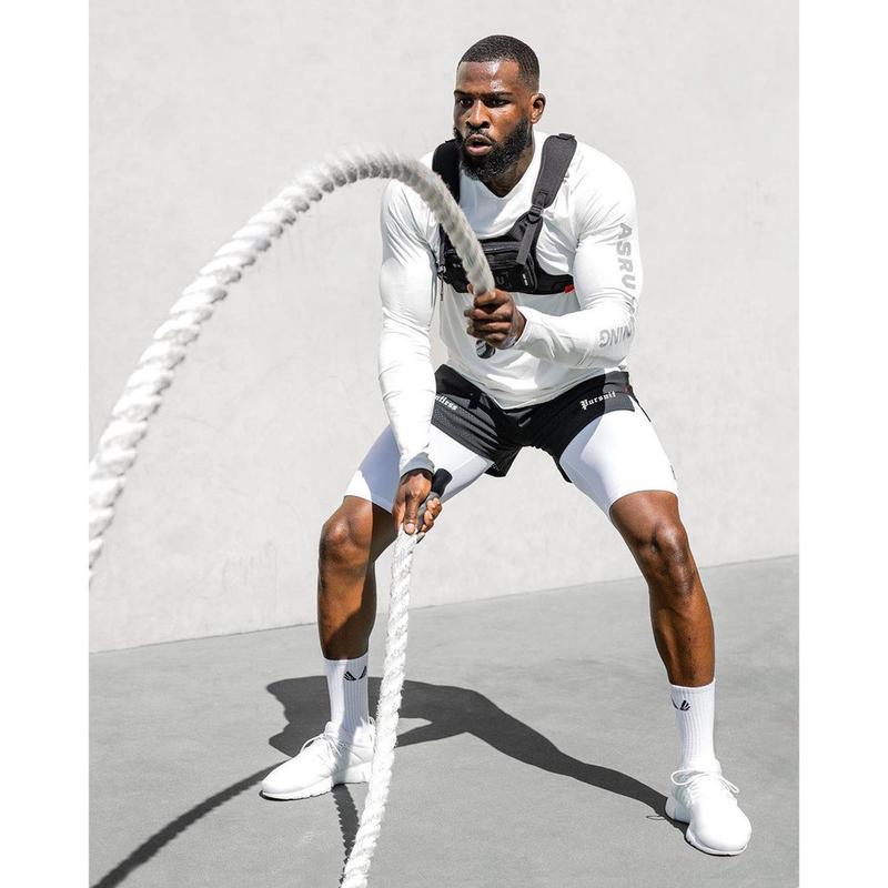 Áo tập gym nam dài tay ASRV training thun lạnh 4C,áo gym nam siêu thấm hút   Trang Phục Sport 3