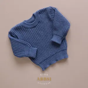 Abbsi - Sweater rajut anak bayi Baru lahir Cewek Cowok Lembut Premium