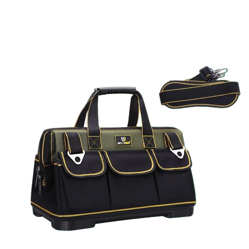 Túi Đựng Đồ Nghề Cơ Khí Đế Nhựa,Chống Nước,Xanh Đen JK chuyên dụng cho thợ điện nước cơ khí ,điều hoà