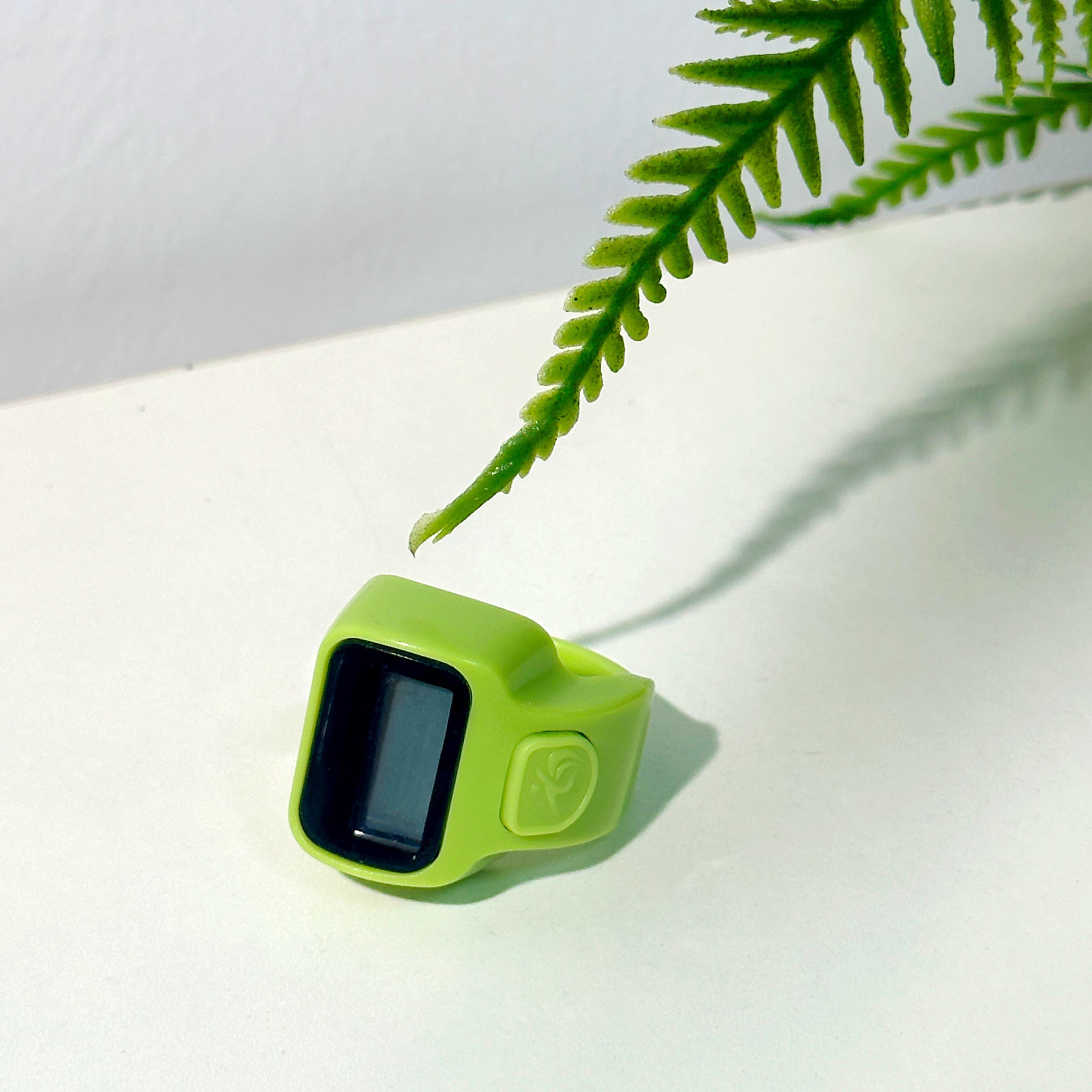 Cincin Tasbih Digital Led Alat Hitung Dzikir Perlengkapan Ibadah Alat Zikir Muslim Finger Counter Mini Motif Warna-warni