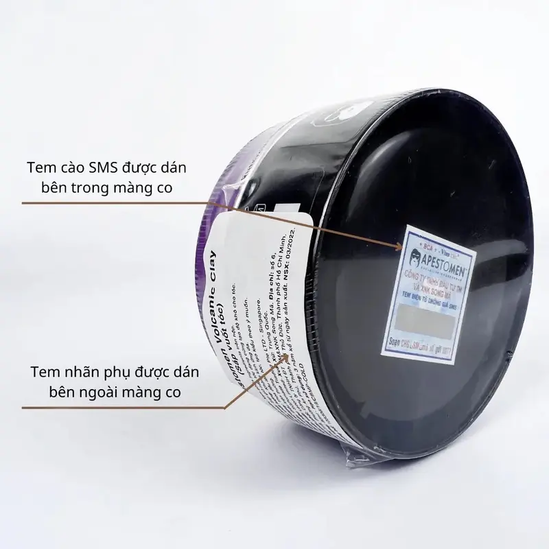 Sáp vuốt tóc Volcanic Clay Apestomen 80g chính hãng Chăm Sóc Tóc 1