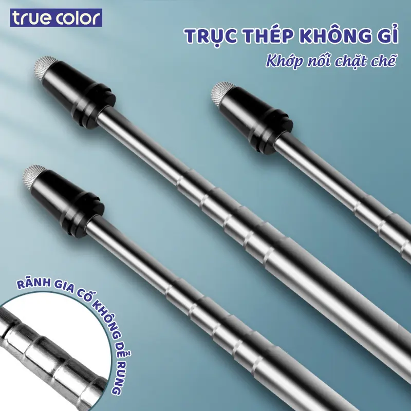 Bút Cảm Ứng Trục Dài - Cây Trỏ Chỉ Điểm Giảng Dạy Tiện Lợi - Chất Liệu Bền Đẹp, Đầu Thay Thế Linh Hoạt - TrueColor Phụ Kiện 7