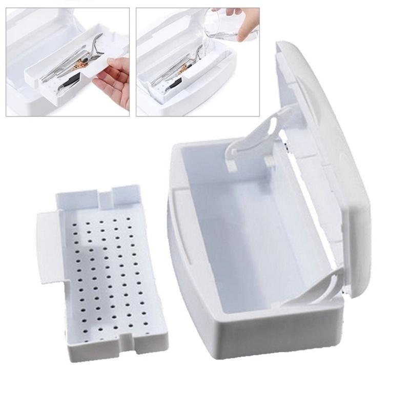 Product Introduction of Fashion Detachable Sterilizing Tray Disinfectant Jar Sterilizer Cleaning Nail Tools Long-Lasting Disinfection Box 25
