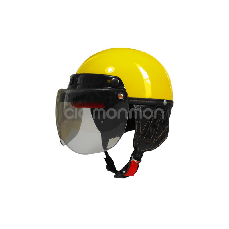 Helm Anak Balita Retro GLossy Style Kaca Motorcycle 5