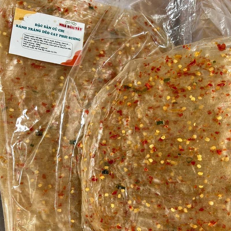 (250gr) Bánh tráng cay nhiều Snack Ăn Vặt bánhtráng dẻo bánh siêudính