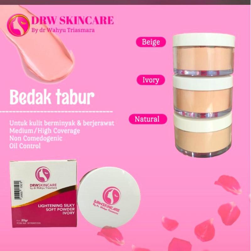 Bedak Tabur Drw Skincare Tahan Lama Pengecil Pori-pori Kontrol Minyak 0