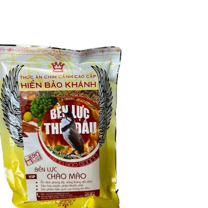 Gói cám bền lực Hữu cơ cho chim, giúp tăng cường sức đề kháng và chống lại các bệnh tật