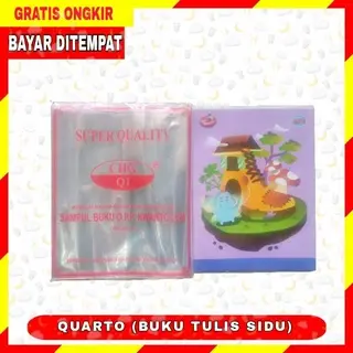 Sampul Buku Plastik CHG BHG Quarto Boxy LKS dan Folio 1 PACK ISI 50PCS 1