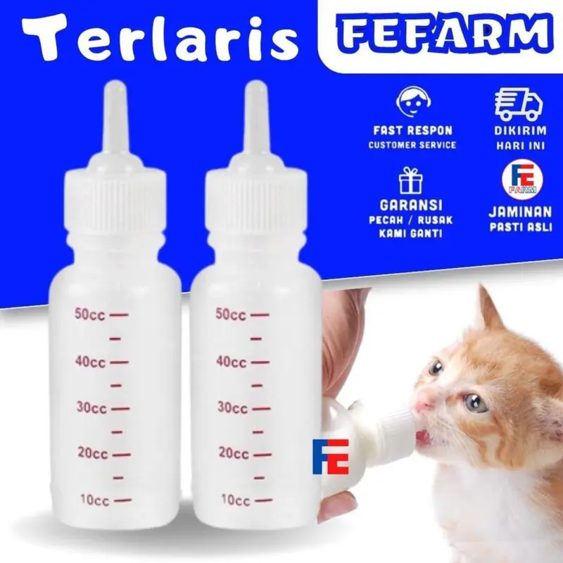 Dot Polos Susu Kucing Kitten Adult Botol Minum Hewan Peliharaan 1