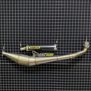 TERLARIS Knalpot Full System Fizr Alfa Sigma Zigma Standar Racing Arrow Carbon Foto Anti Karat - Motorcycle