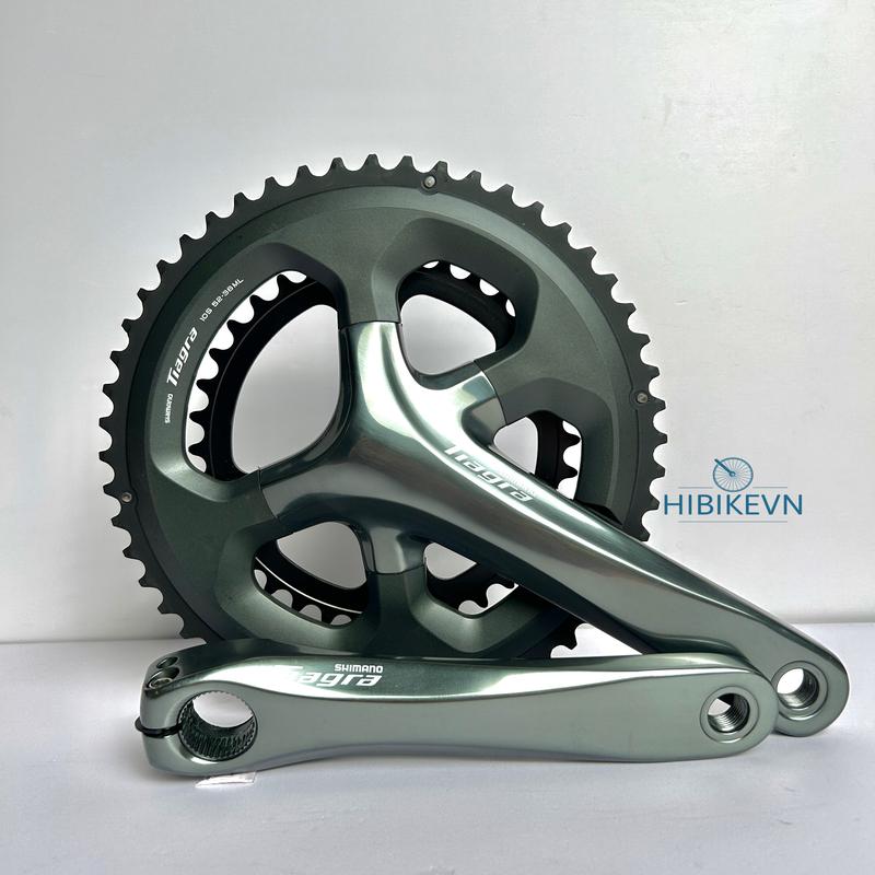 Giò Dĩa xe đạp Shimano Tiagra FC-4700 Bộ đùi đĩa Shimano Tiagra Crankset R4700