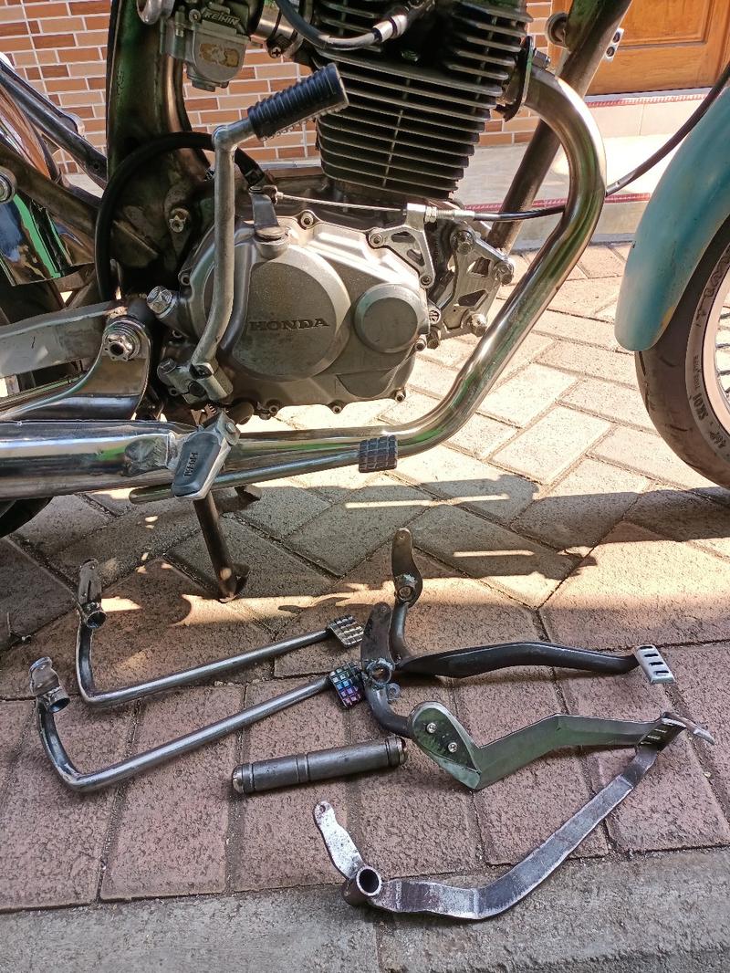 Product Introduction of pedal rem cb new BMWW HANDMADE SUPER TEBAL NEW PNP CB GL100 MP Motorcycle 4
