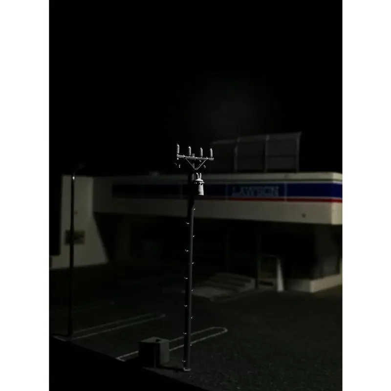 Tiang Listrik tipe 1 1:64 Aksesoris Diorama Diecast  Power Pole  Utility tiang utilitas telepon  Unpainted 1