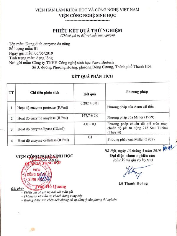 Bộ 3 chai Nước ngâm rửa rau củ quả enzyme sinh học từ vỏ dứa Fuwa3e 1L- làm sạch vi khuẩn, thuốc trừ sâu 5
