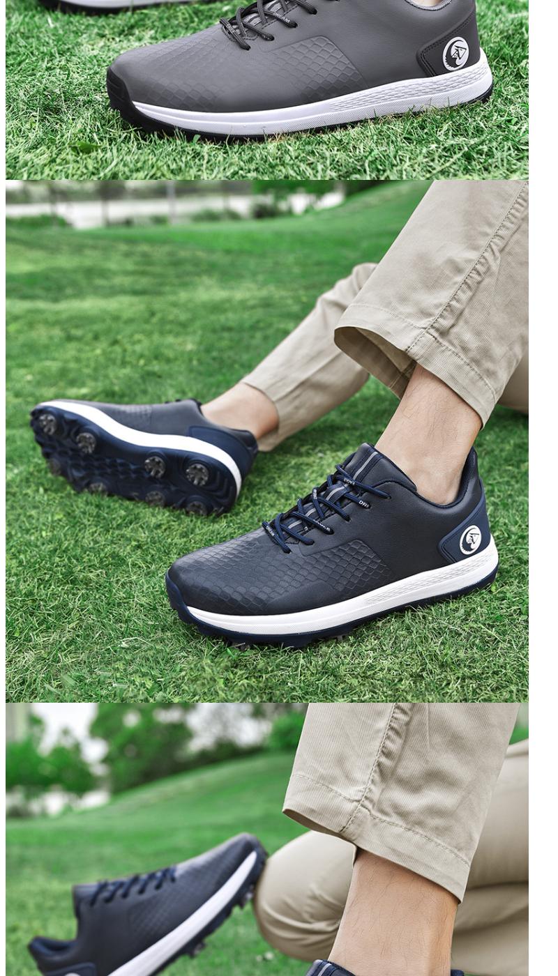 Product Introduction of Men's Professional Brush Shoe Golf Shoe Waterproof plus Size Golf Training Sneakers Non-Slip Low-Top Breathable Xz25037 21