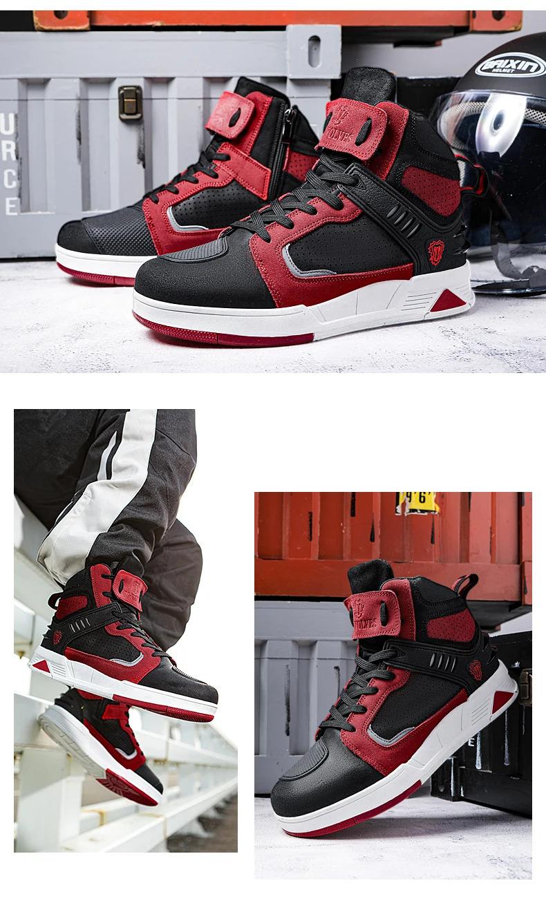 Product Introduction of Wholesale Professional customized logo New Design High Top riding Motorcycle boots Shoes 5