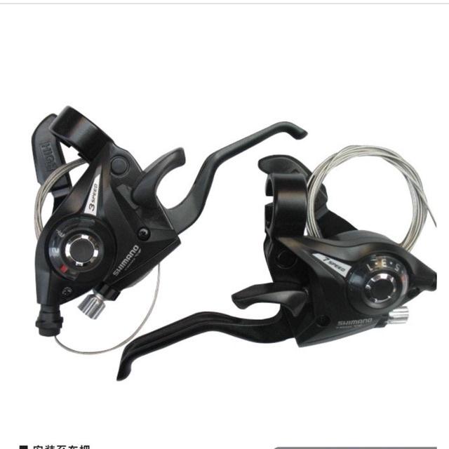 Tay đề/ Tay phanh xe đạp,  bấm xả SHIMANO 3*7 - HÀNG CHÍNH HÃNG phanh  xe road