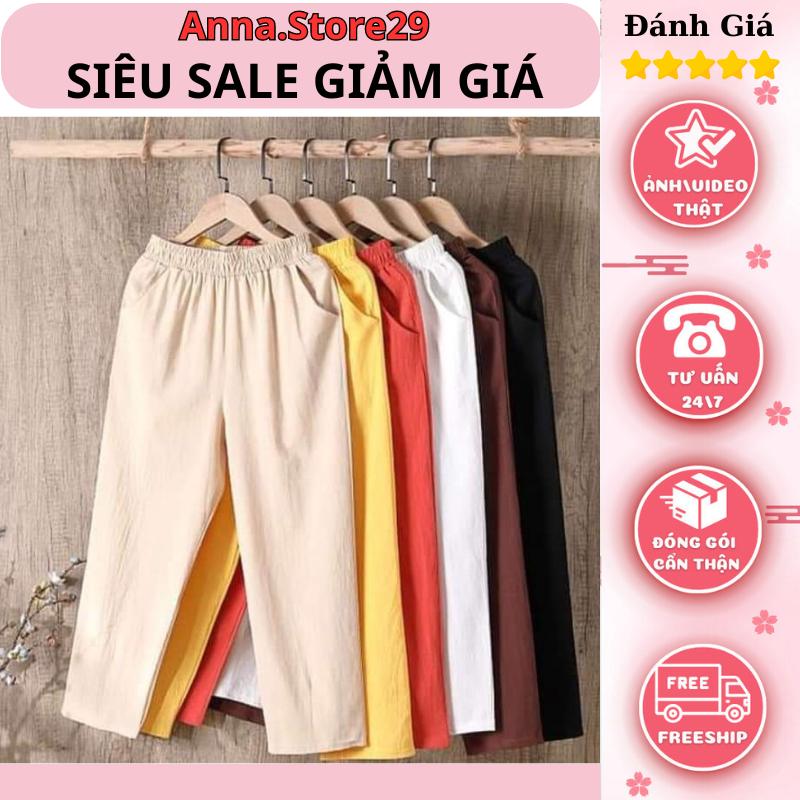 Quần Baggy Đũi Thái, quần đũi dài nữ Bigsize m39 Women Pants Doll
