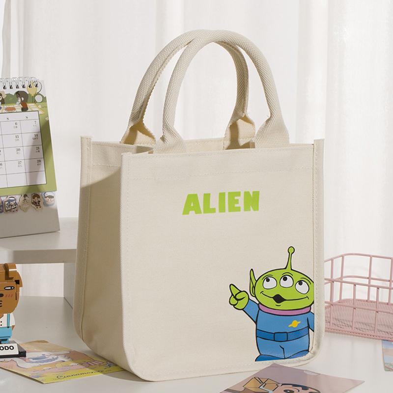 Product Introduction of กระเป๋าผ้าแคนวาส ลายการ์ตูนน่ารัก สำหรับผู้หญิง S เหมาะสำหรับทำงาน พร็อพ และเบนโตะ กระเป๋าถือ มาใหม่ 19