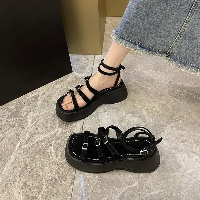 [FREESHIP] Sandal nữ YIAN đế 6cm thời trang mới DéP Shoes 1