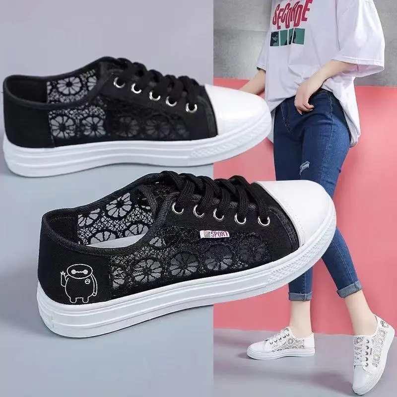 Giày Thể Thao Nữ, Mềm Mại Nhẹ Thoáng Khí , Lưới Mỏng Phong Cách Mới GN47 Shoes Sneaker giay hocsinh tho 5