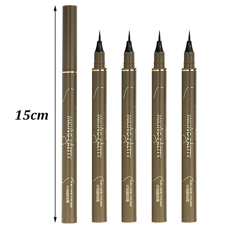 Product Introduction of Cotton-tipped Liquid Eyeliner Pen It Dries Quickly Is Waterproof Long-lasting Smooth Smudge-proof and Is An Eye Makeup Tool 9