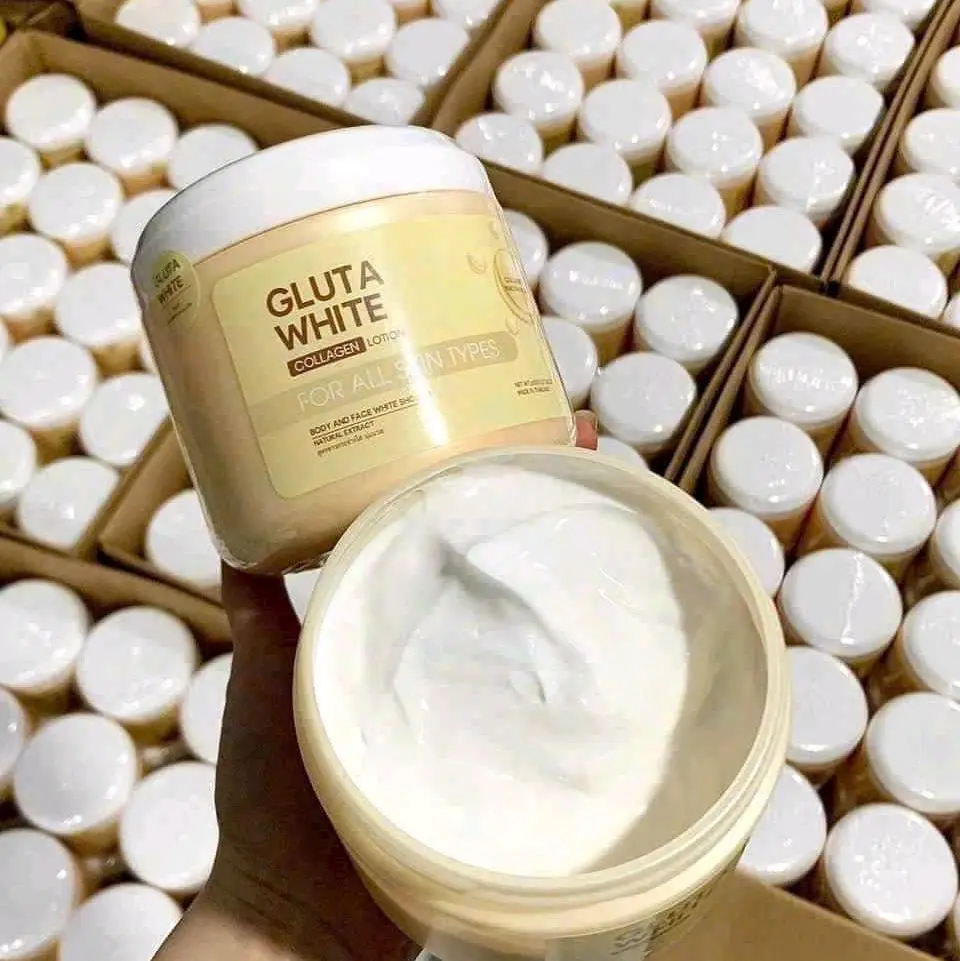 Kem Ủ Trắng Da GLUTA WHITE Làm Trắng Da Body Và Da Mặt Hũ 600gr Hàng Chính Hãng