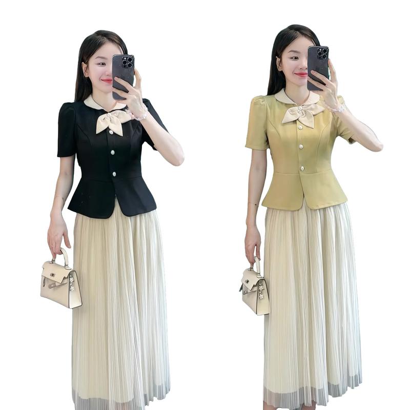 Áo nữ kiểu Cổ Ba Lá dáng peplum sơ mi công sở thường phong cách trẻ trung duyên dáng Thanh Lịch