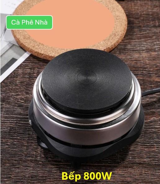 Bếp điện trở tròn mini 800W và 500W đun mọi loại nồi, đồ pha cà phê, pha trà, hơ lá trầu, cafe...