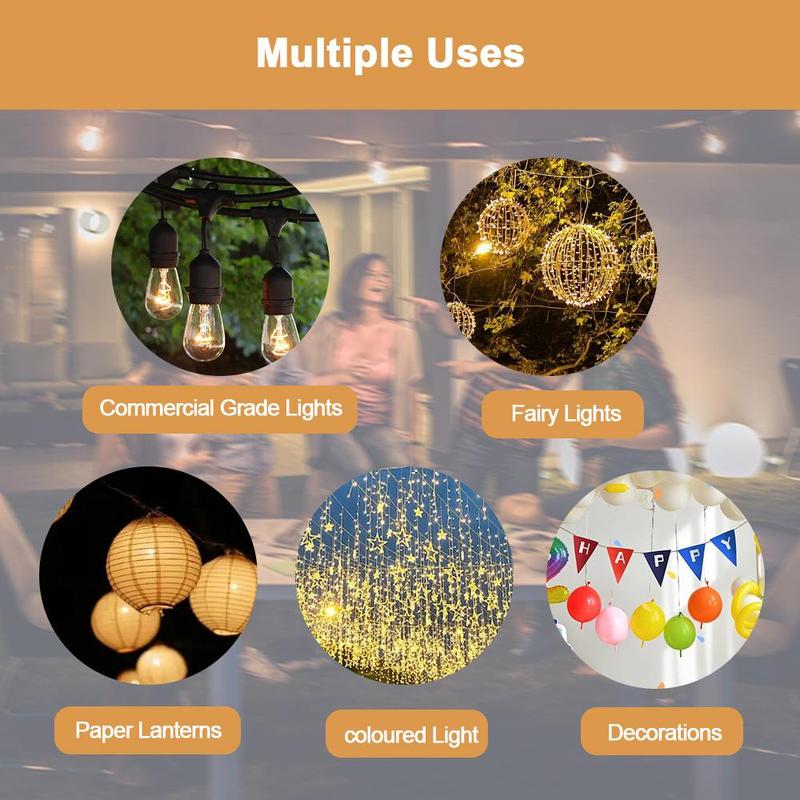 Outdoor Light Pole Set, 2pcs Garden Light Pole Set, Lighting Accessories for Garden & Yard Decoration, Suitable for Holiday Celebration 4