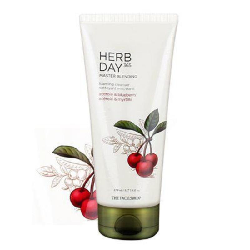 Sữa rửa mặt Herb Day 365 Cleansing Foam   Sữa Tẩy Trang The Face Shop 170ml - TuHi Cosmetics 1
