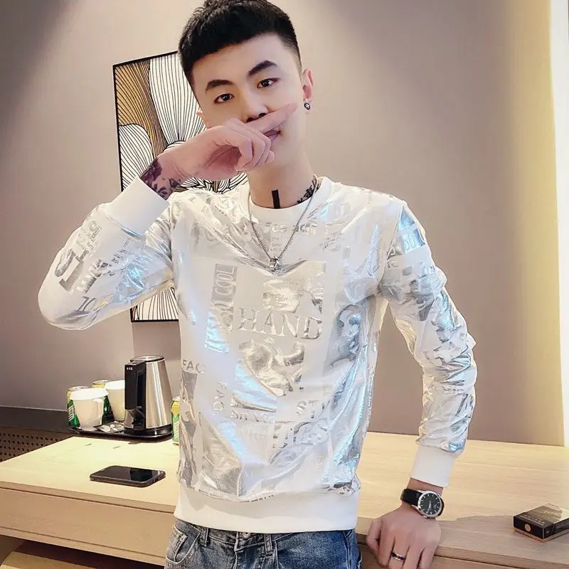Áo Len Lông Cừu, Thương Hiệu Hợp Xu Hướng Của Nam Giới, Áo Thun Dài Tay, Áo Khoác Cổ Thuyền Thời Trang Dễ Phối Đồ Dày Dặn, Thích Hợp Cho Mùa Thu Và Mùa Đông