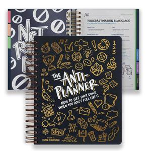 The Anti-planner Spiral Notebook, 1 Count Creative Adhd Planner Alternatives for Adults, Productivity Tools To Help You Beat Procrastination, Office & School Supplies