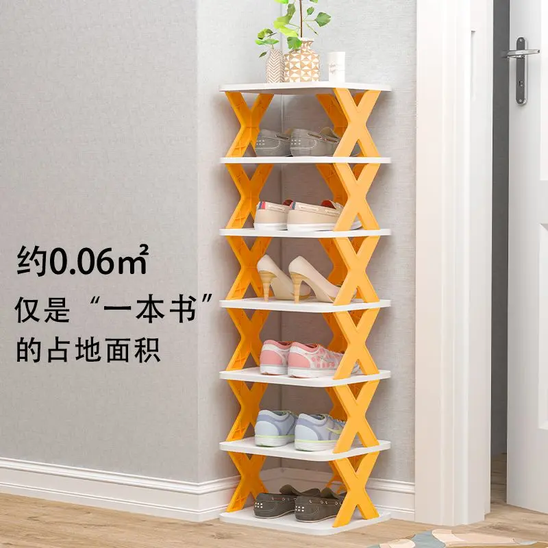 Shoe Rack Simple Household Doorway Foldable Multi-layer Storage Artifact Indoor Space-saving Dormitory Dust-proof Small Shoe Rack Cabinet