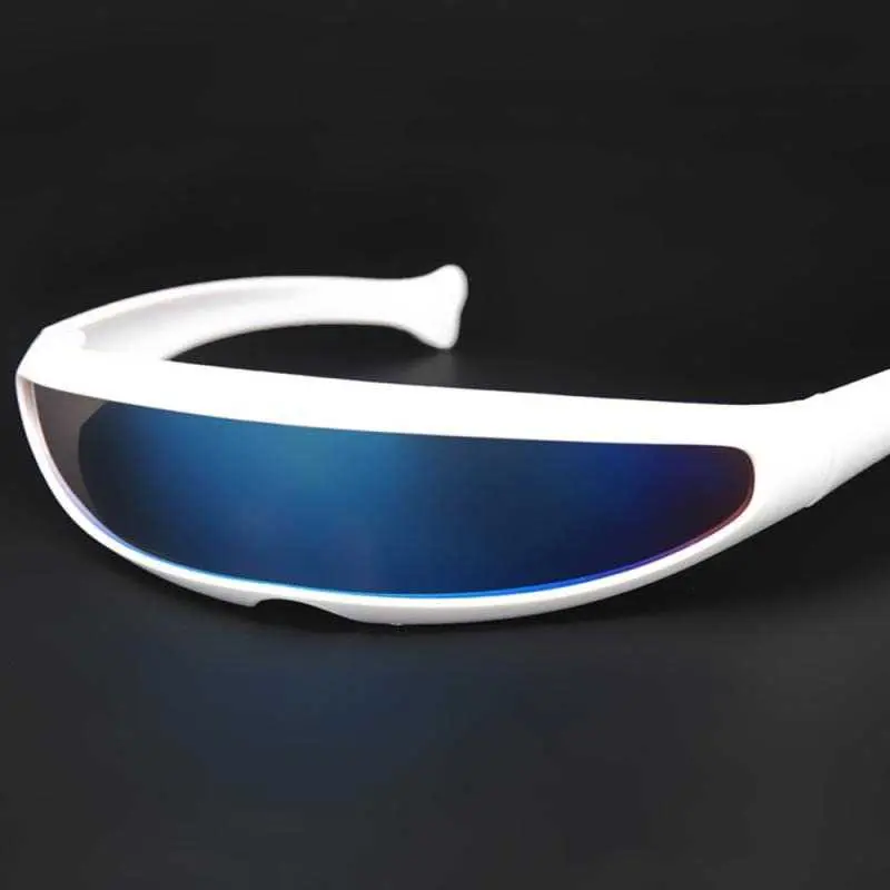 TRAFA Kacamata Pria Futuristic Sunglasses Anti-Reflective UV400 Lensa Aksesoris Eyewear 5
