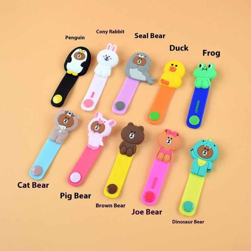 Product Introduction of PVC soft rubber earphone nail buckle winding device button storage device snap button earphone cable manager hub 1