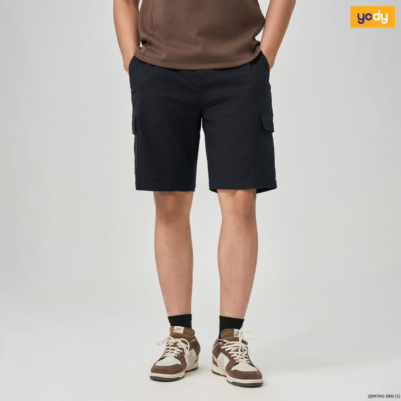 [ Flash sale ] YODY Quần Sooc Nam Kaki Nam Túi Hộp QSM7041 3