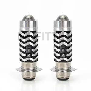 HEADLAMP LAMPU DEPAN LED MOTOR H6 LASER 2 WARNA PLUS SENJA BIRU MOTOR UNIVERSAL - HARGA SATUAN