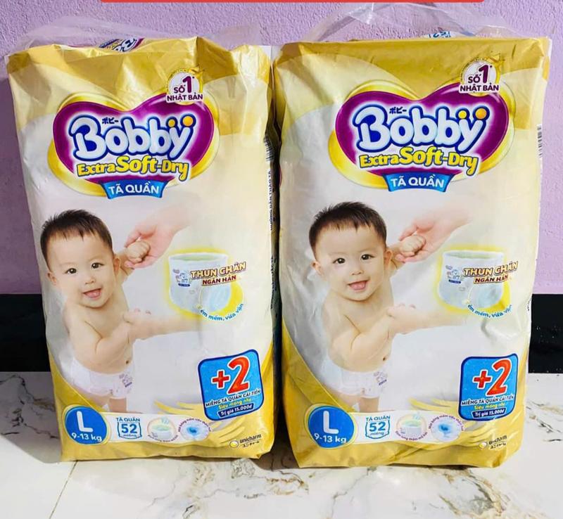 [Date Mới] Tã quần cao cấp BOBBY EXTRA SOFT DRY siêu mềm đủ size L54/XL52/XXL46 Cho Bé