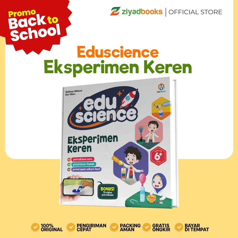 Buku Anak - Eduscience Eksperimen Keren - Ziyadbooks Books Resep 0