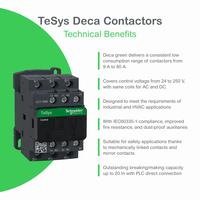 Promo CONTACTOR SCHNEIDER ELECTRIC TESYS D 3P 15kW 32A AC-3 380/415V ...