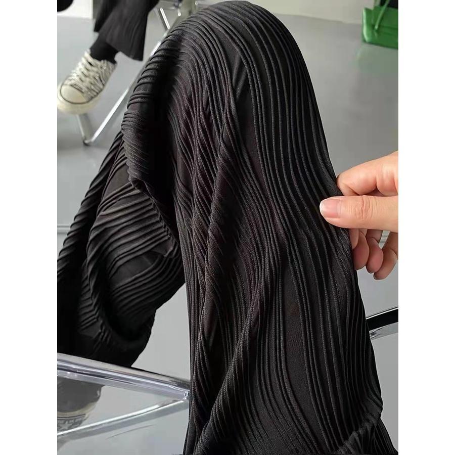 Celana Kulot Salur/CULLOT pantS WANITA karet lembut melar  putih  panjang Katun Hitam